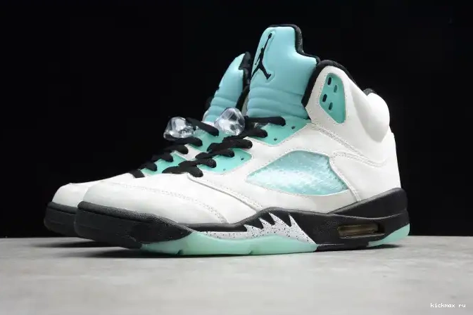 Rep Kickmax 5 Air Island CN2932-100 Green Jordan 0404